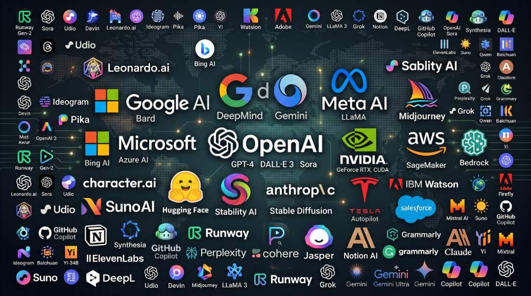 Знакомство с нейросетями — логотипы AI